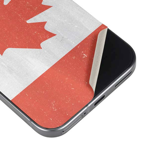 Canada Flag Distressed Google Pixel 9 Skin